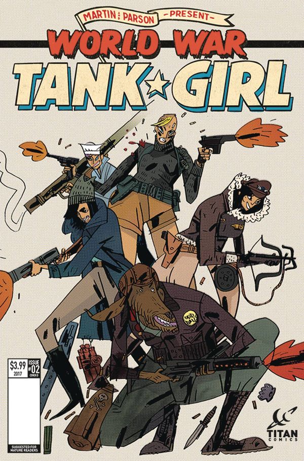Tank Girl World War Tank Girl #2 (Cover D Cadwell)