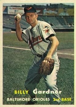 Billy Gardner 1957 Topps #17 Sports Card