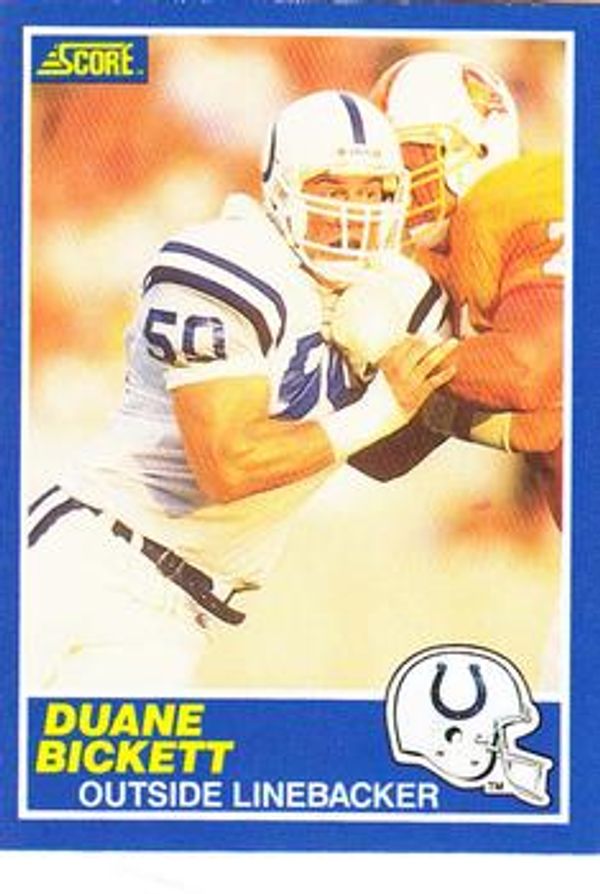 Duane Bickett 1989 Score #104