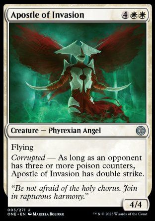 Apostle of Invasion (Phyrexia: All Will Be One) Trading Card