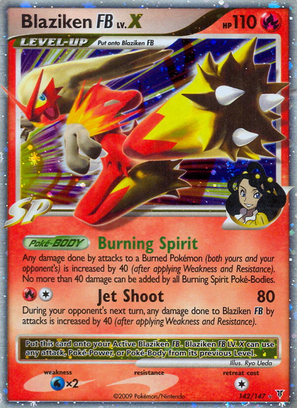 Blaziken FB LV.X (142/147) - Supreme Victors Pokémon Card