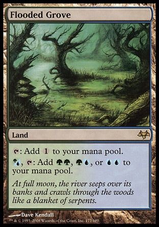 Flooded Grove (Eventide) Trading Card