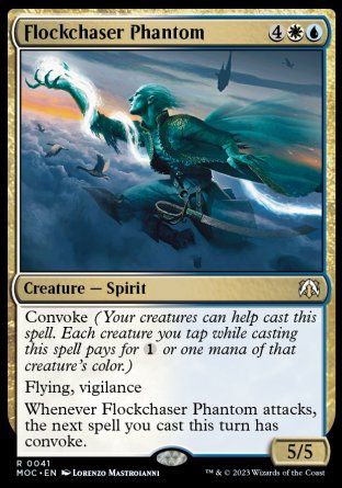 Flockchaser Phantom (March of the Machine Commander Decks) Trading Card