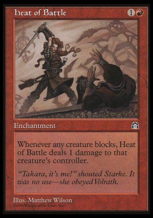 Heat of Battle (Stronghold) Trading Card