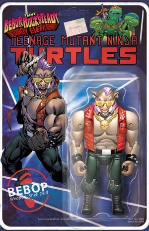Teenage Mutant Ninja Turtles: Bebop & Rocksteady Destroy Everything #1 (Action Figure Variant Cover A)