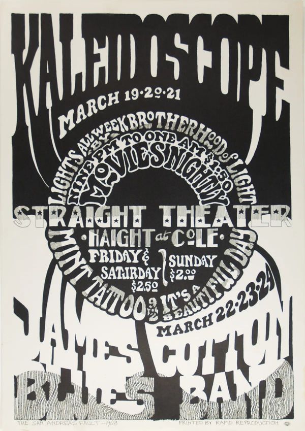 Kaleidoscope Straight Theater 1968
