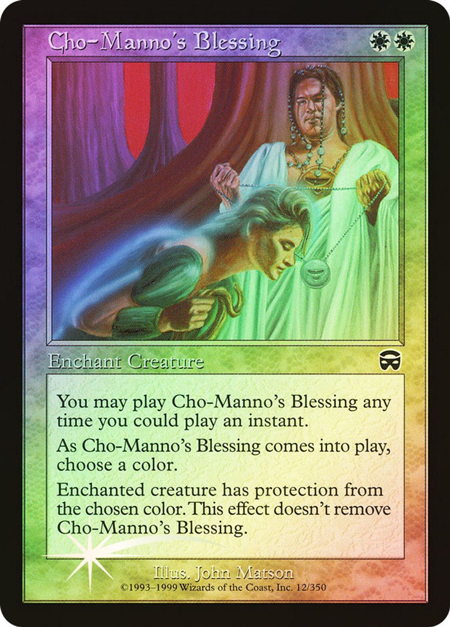 Cho-Manno's Blessing (Mercadian Masques - Foil) Trading Card