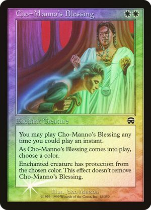 Cho-Manno's Blessing (Mercadian Masques - Foil)