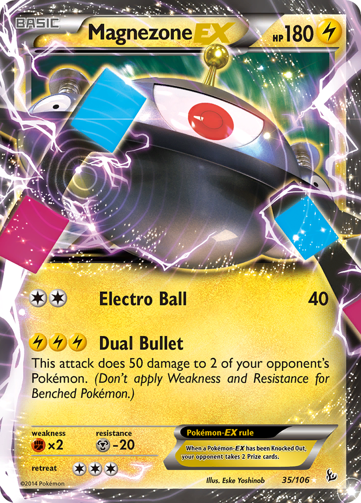 Magnezone EX (35/106) - Flashfire Pokémon Card