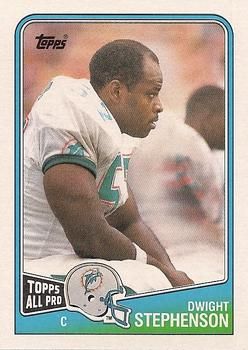 Dwight Stephenson 1988 Topps #196 Sports Card