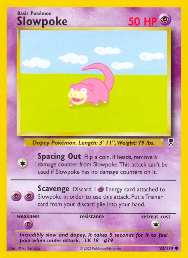 Slowpoke (93/110) - Legendary Collection Pokémon Card