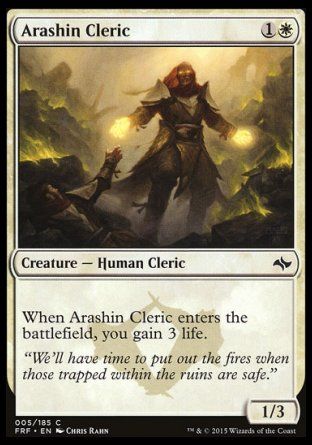 Arashin Cleric (Fate Reforged) Trading Card