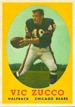 Vic Zucco 1958 Topps #36 Sports Card