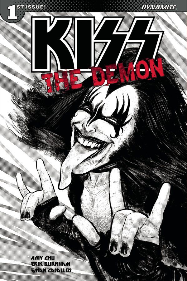KISS: The Demon #1 (Cover E 10 Copy Strahm B&w Inc)