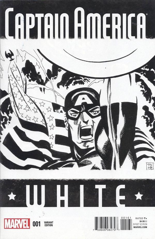 Captain America: White #1 (Sale Sketch Cover)