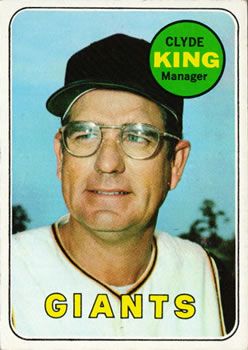Clyde King 1969 Topps #274 Sports Card
