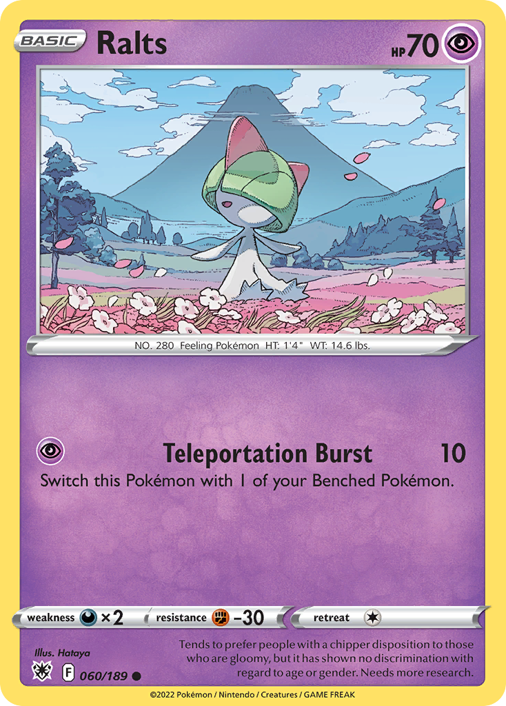 Ralts (60/189) - Astral Radiance Pokémon Card