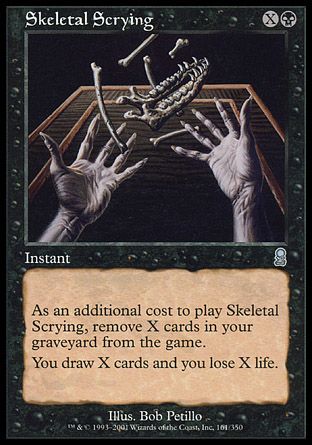 Skeletal Scrying (Odyssey) Trading Card