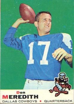 Don Meredith 1969 Topps #75 Sports Card
