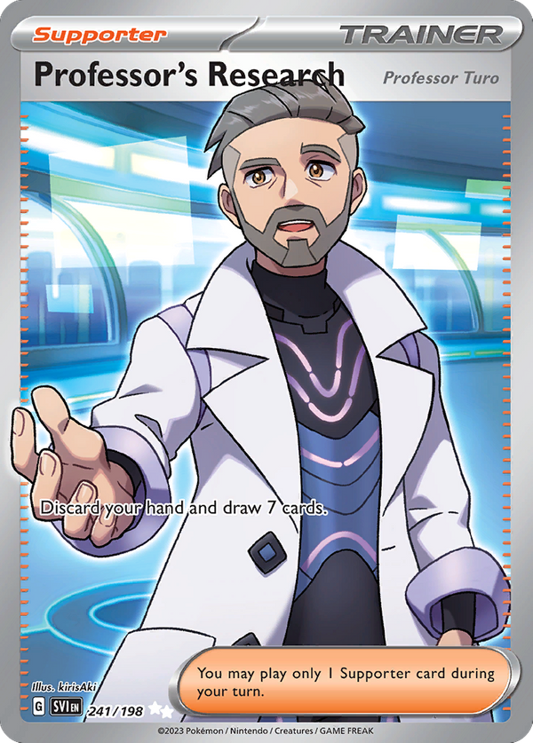 Professor's Research (Professor Turo) (241/198) - Scarlet & Violet