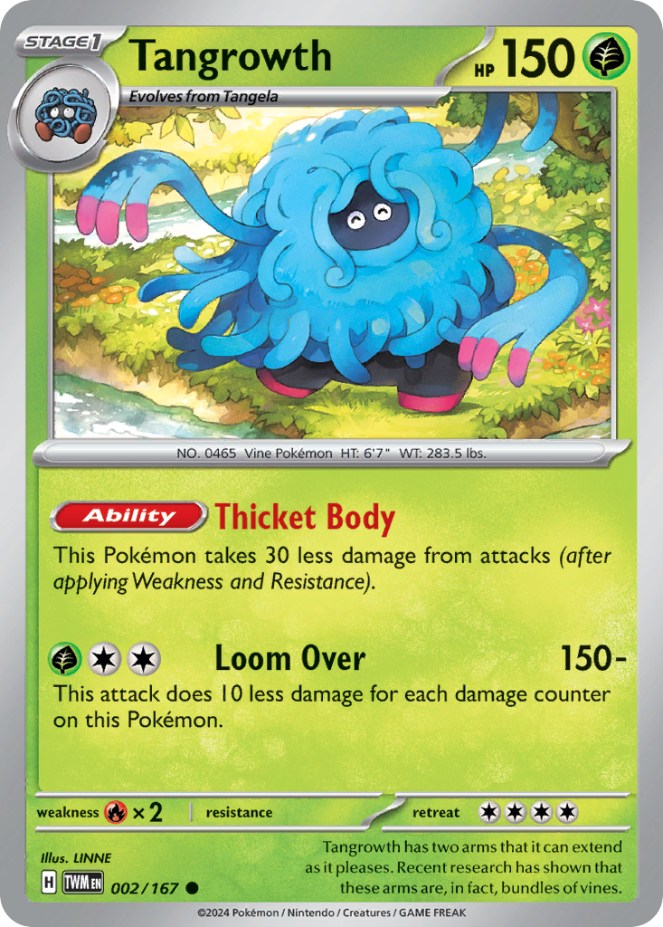 Tangrowth (2/167) - Twilight Masquerade Pokémon Card