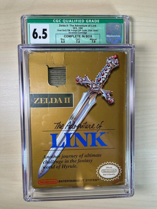 Legend Of Zelda The Adventure Of Link Gold Cartridge Price Zelda - Main Image