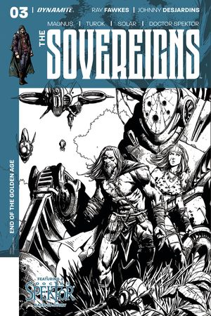 Sovereigns #4 (Cover E 10 Copy Desjardins B&w)