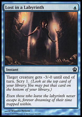 Lost in a Labyrinth (Theros) Trading Card