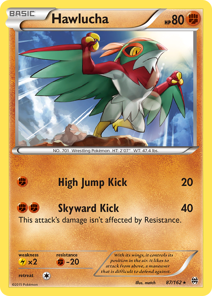 Hawlucha (87/162) - BREAKthrough Pokémon Card