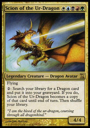 Scion of the Ur-Dragon (Time Spiral) Trading Card