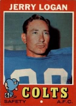 1971 John Zook, Atlanta Falcons, Defensive End, Topps Football Card #166