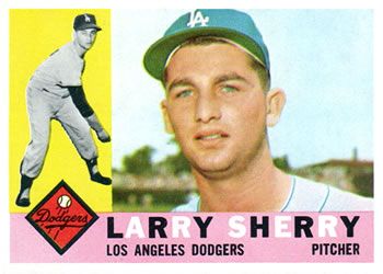 Larry Sherry 1960 Topps #105 Sports Card