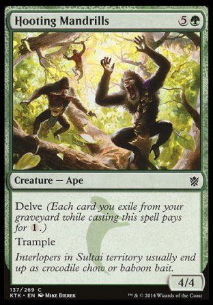 Hooting Mandrills (Khans of Tarkir) Trading Card