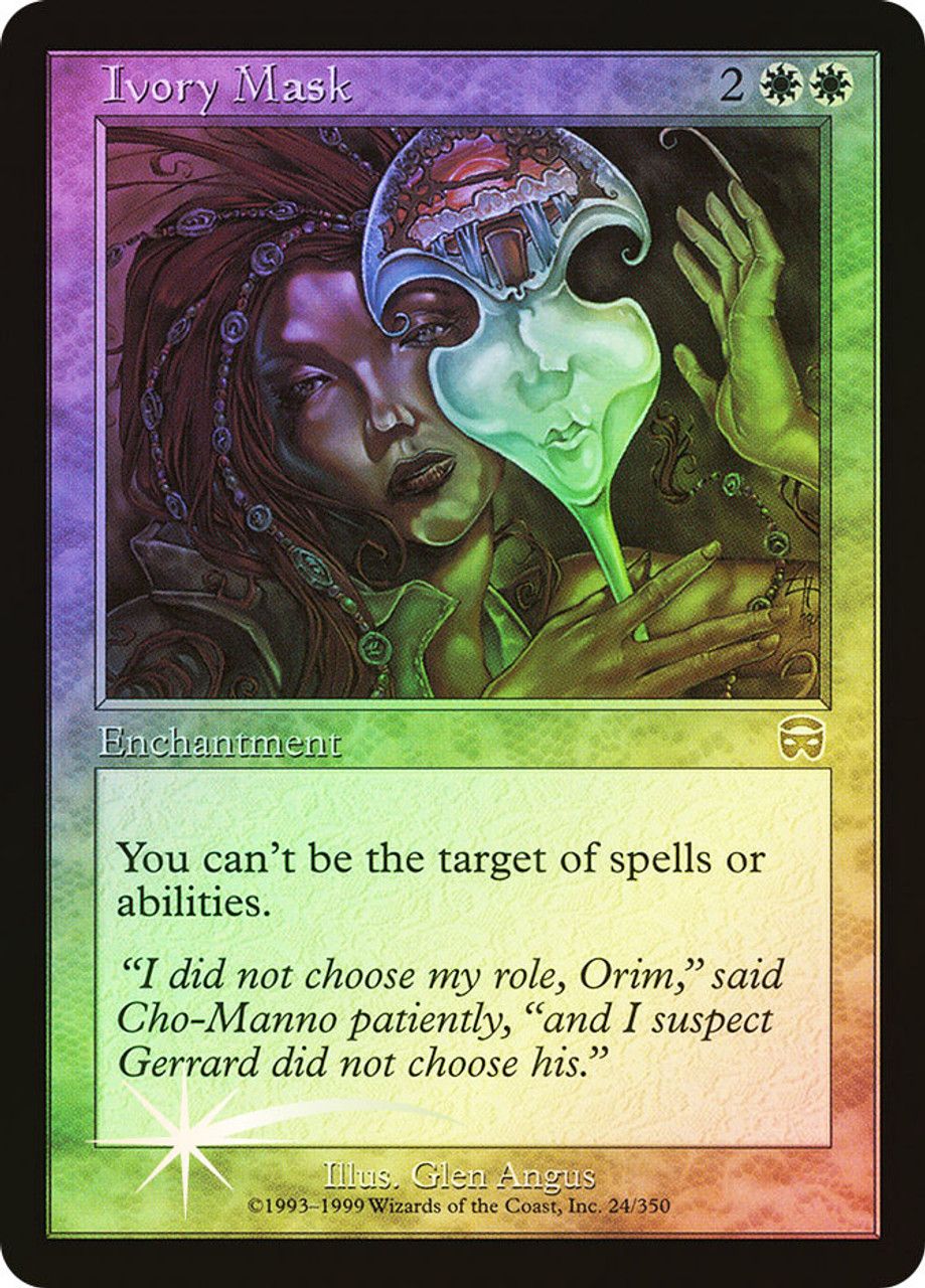 Ivory Mask (Mercadian Masques - Foil) Trading Card