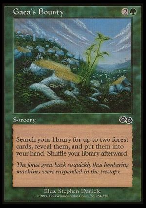 Gaea's Bounty (Urza's Saga)