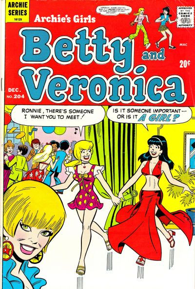 Archie's Girls Betty and Veronica #204 Comic
