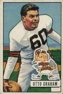 Otto Graham 1951 Bowman #2 Sports Card