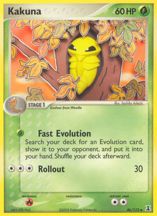 Kakuna (46/113) - Delta Species Pokémon Card