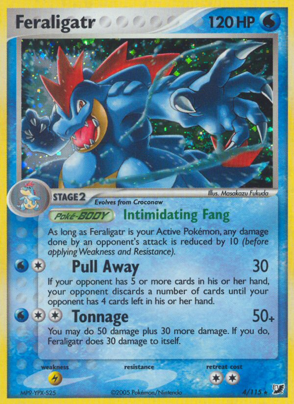 Feraligatr (4/115) - Unseen Forces Pokémon Card