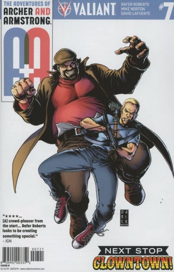 A&A: The Adventures of Archer & Armstrong #7 (Cover B Robertson)