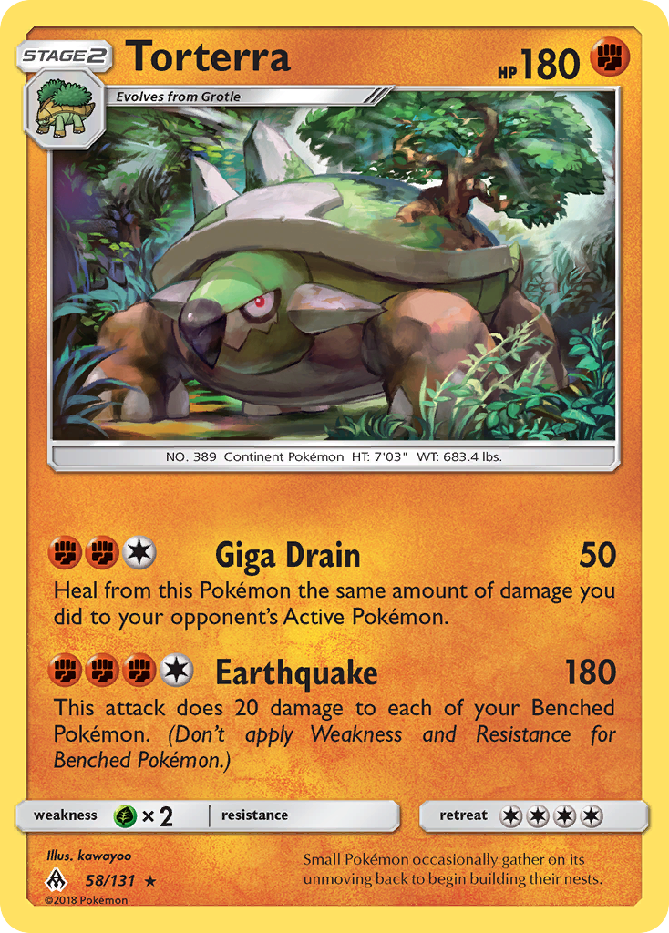 Torterra (58/131) - Forbidden Light Pokémon Card