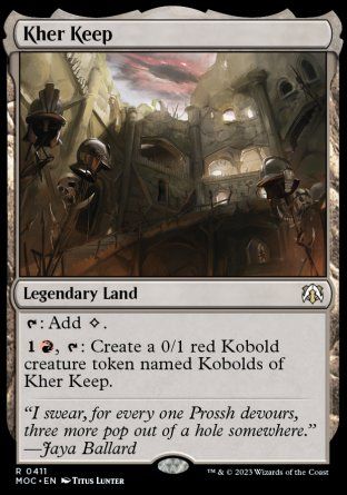 Kher Keep (March of the Machine Commander Decks) Trading Card