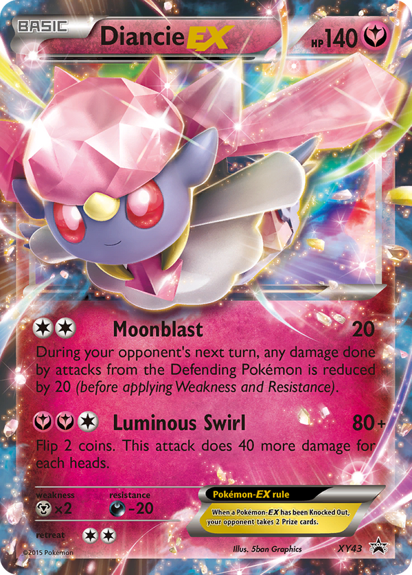 Diancie EX (XY43) - XY Black Star Promos