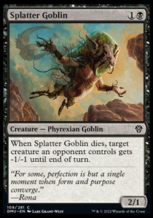 Splatter Goblin (Dominaria United) Trading Card