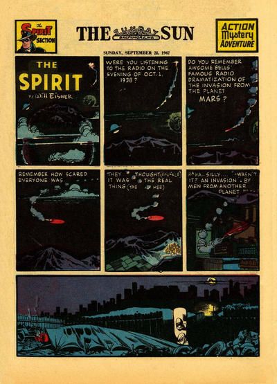 Spirit Section #9/28/1947 Comic