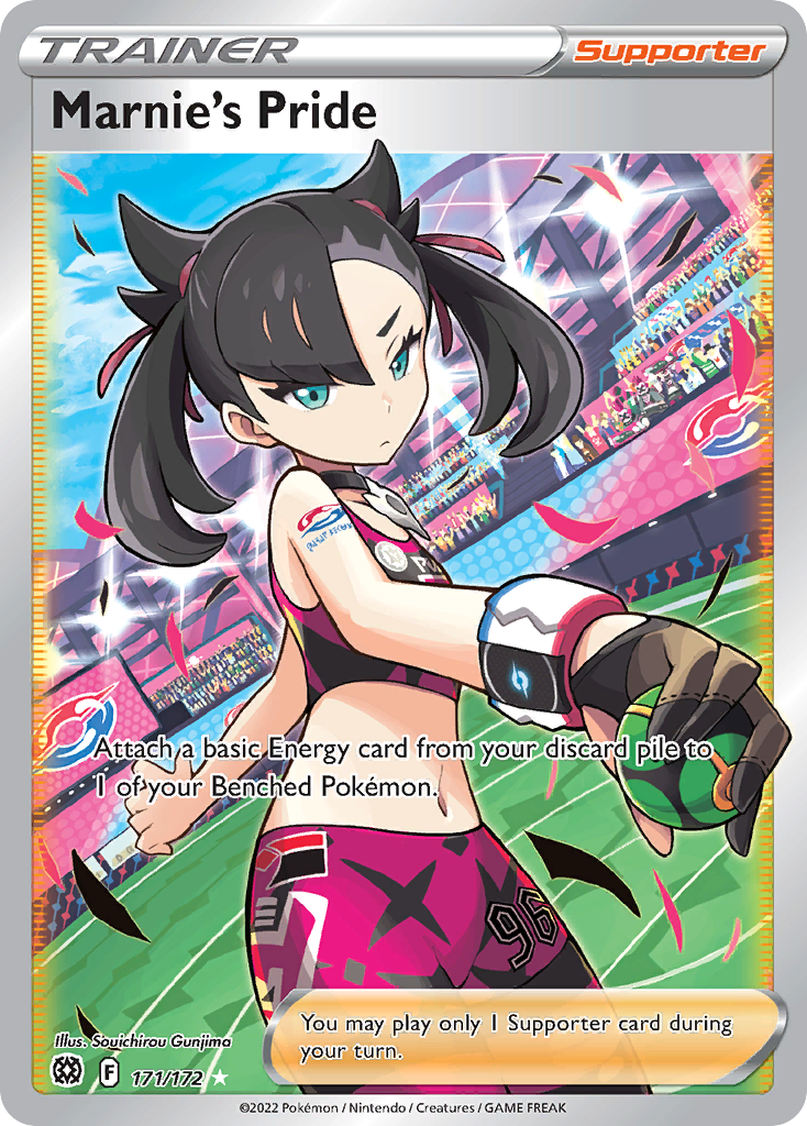 Marnie's Pride (Trainer: Supporter) (171/172) - Brilliant Stars Pokémon Card