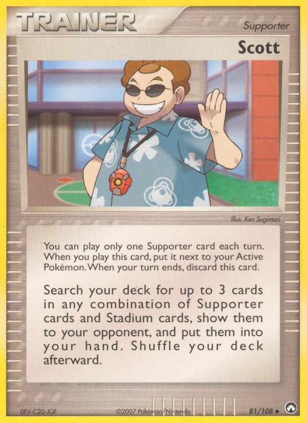 Scott (Trainer: Supporter) (81/108) - Power Keepers Pokémon Card