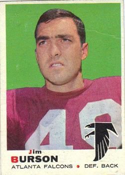 Jim Burson 1969 Topps #159 Sports Card