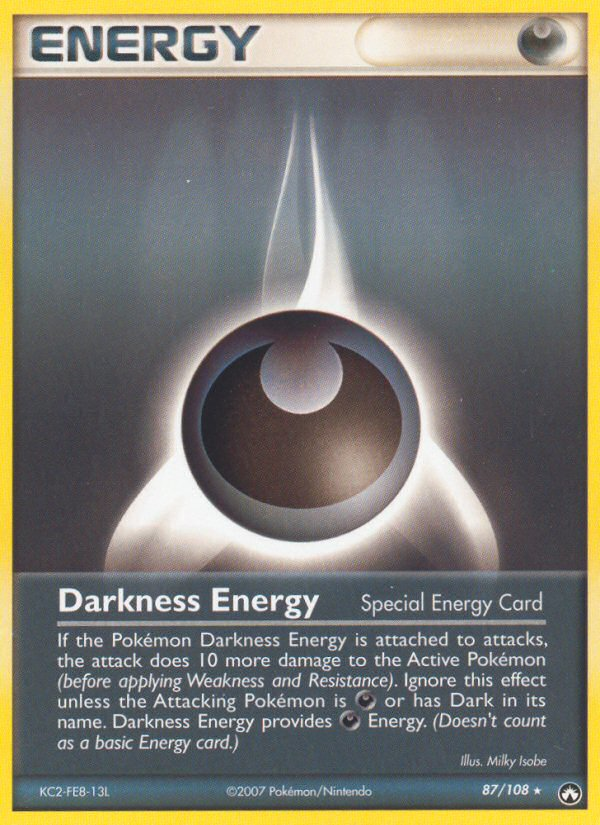 Darkness Energy (87/108) - Power Keepers Pokémon Card