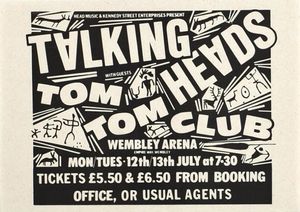 Talking Heads & Tom Tom Club Wembley Arena 1982